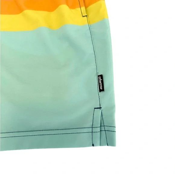 Maamgic ZestZebra Rainbow Striped Swim Trunks Men’s XL - Picture 9 of 13